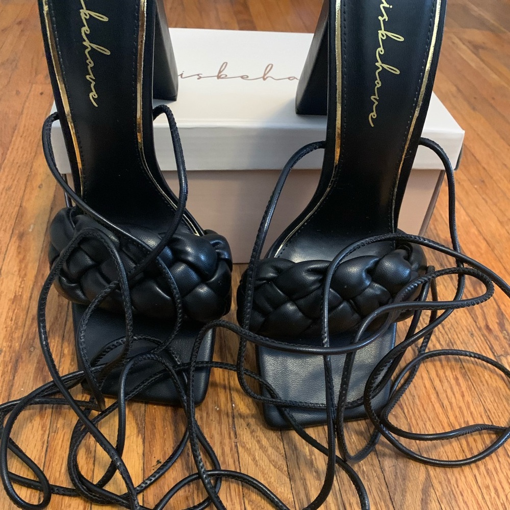 Ladies Comfy Block Heels, Worn Once! - image 1